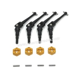 MJX Hyper Go 14209 Upgrade Parts Drive Shafts, Couplers yellow