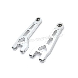MJX Hyper Go 16207 RC Car Upgrade Parts Front Upper Swing Arms (Style 2) silver