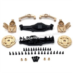 MJX Hyper Go H12Y/H12Y+ Upgrade Parts Front Axle Housing Brass Front Cup C seats Axle Cover black