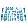 SUCHIYU SCY 16101 Upgrade Parts Metal kit (shocks included) blue