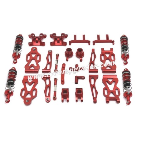 SUCHIYU SCY 16101 Upgrade Parts Metal kit (shocks included) red