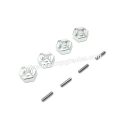 SUCHIYU SCY 16101 Upgrade Parts Metal Wheel Hex silver