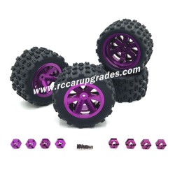 SUCHIYU SCY 16101 Upgrade Parts Metal Tire purple