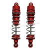 Huangbo HB R1001 RC Car Upgrade Parts Front And Rear Hydraulic Shock Absorber red
