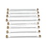 MN MODEL MN86 Upgrade Parts Chassis Mounting Rods silver