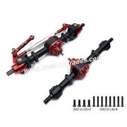 MN MODEL MN99S Upgrades Front and rear axle assemblies black