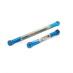 MN MODEL MN168 Upgrade Parts Front axle steering tie rod blue