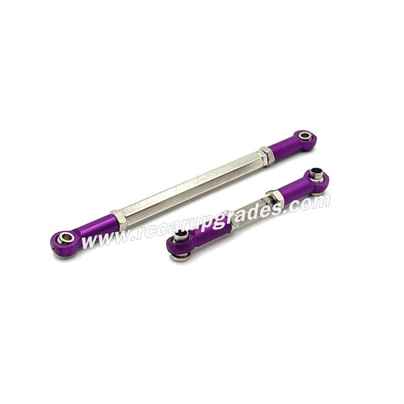 MN MODEL MN168 Upgrade Parts Front axle steering tie rod purple