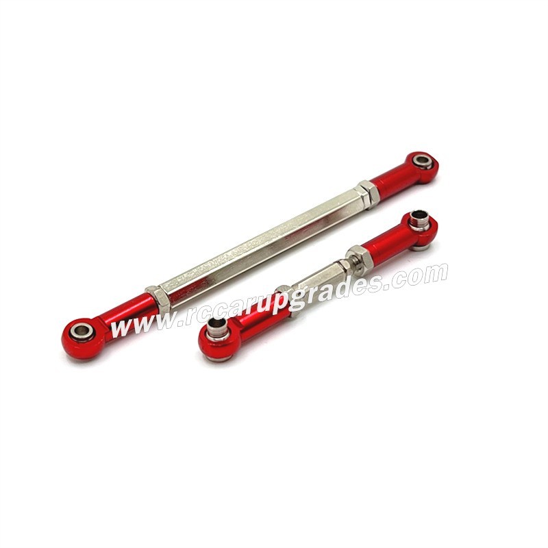 MN MODEL MN168 Upgrade Parts Front axle steering tie rod red