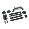 MN MODEL MN168 Upgrade Parts Tie Rod Hydraulic Shock Absorber Set black