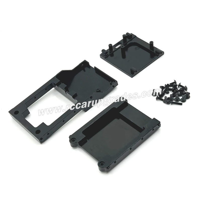 MN MODEL MN168 Upgrades Front compartment, Tail beam, Motor mount black