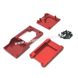MN MODEL MN168 Upgrades Front compartment, Tail beam, Motor mount red