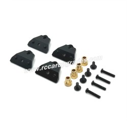 MN MODEL MN168 Upgrades Front and rear shock mounts black