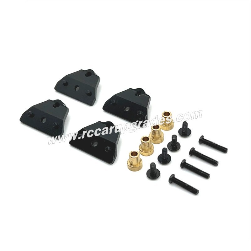 MN MODEL MN168 Upgrades Front and rear shock mounts black