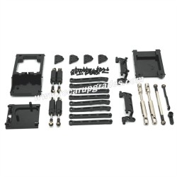 MN MODEL MN168 Upgrades Shock Tie Rod Kit Pack black