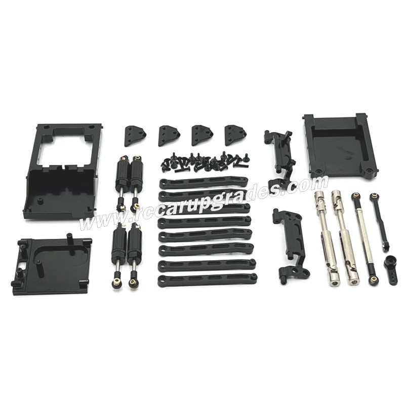 MN MODEL MN168 Upgrades Shock Tie Rod Kit Pack black
