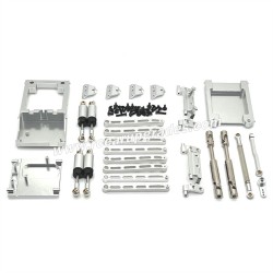 MN MODEL MN168 Upgrades Shock Tie Rod Kit Pack silver