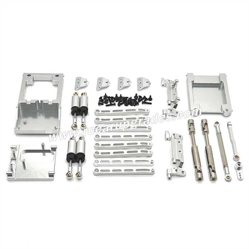 MN MODEL MN168 Upgrades Shock Tie Rod Kit Pack silver