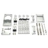 MN MODEL MN168 Upgrades Shock Tie Rod Kit Pack silver