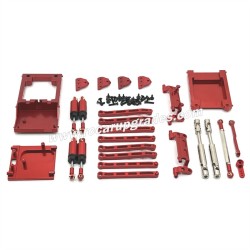 MN MODEL MN78 Upgrades Shock Tie Rod Kit Pack red