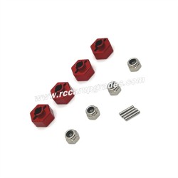 MN MODEL MN168 Upgrades 12mm Binders Anti Loosening Nuts red