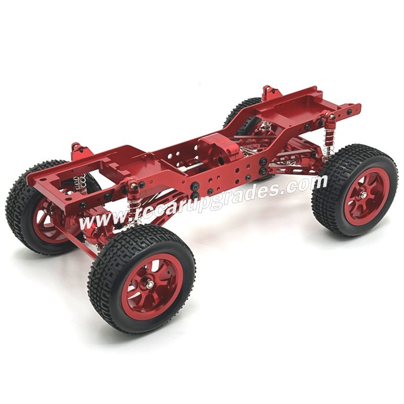 MN MODEL MN168 Upgrades Front and Rear Door Axles Frame Chassis red