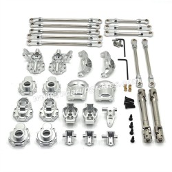 Huangbo HB R1002 RC Car Upgrade Parts Modification Kit Package silver
