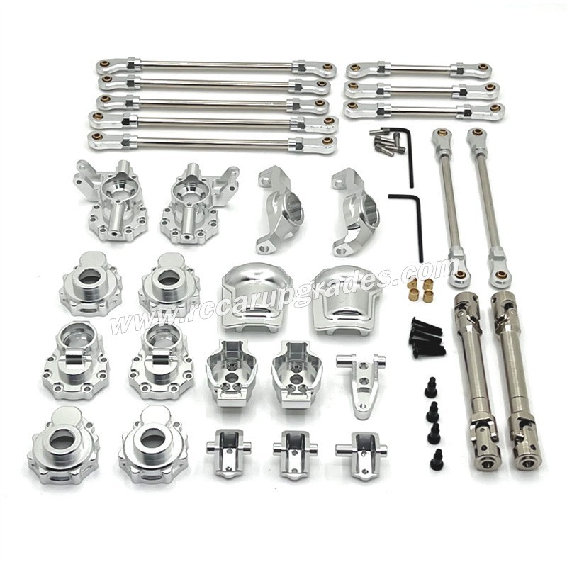 Huangbo HB R1002 RC Car Upgrade Parts Modification Kit Package silver