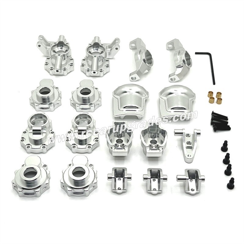 Huangbo HB R1002 RC Car Upgrade Parts Modification Kit silver