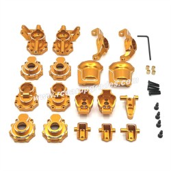 Huangbo HB R1003 RC Car Upgrade Parts Modification Kit yellow