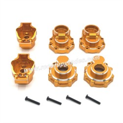Huangbo HB R1003 RC Car Upgrade Parts Rear Axle Cup yellow