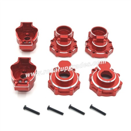 Huangbo HB R1003 RC Car Upgrade Parts Rear Axle Cup red