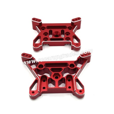 MJX Hyper Go 10208 Upgrade Parts Front And Rear Shock Absorber Brackets red