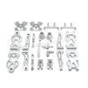 SUCHIYU SCY 16102 Upgrade Parts Metal Kits silver
