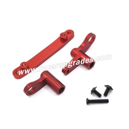 SUCHIYU SCY 16104 Upgrade Parts Metal Steeting Kit red