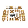 SUCHIYU SCY 16104 Upgrade Parts Metal kit (with shocks) yellow
