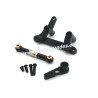 SUCHIYU SCY 16104 Upgrade Parts Metal Steering Kit, Servo Rod,Servo Arm black