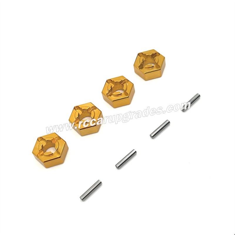 SUCHIYU SCY 16106 Upgrade Parts Metal Wheel Hex yellow