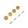 SUCHIYU SCY 16106 Upgrade Parts Metal Wheel Hex yellow