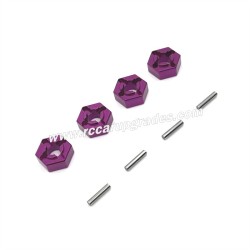 SUCHIYU SCY 16106 Upgrade Parts Metal Wheel Hex purple