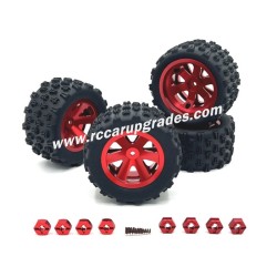 SUCHIYU SCY 16106 Upgrade Parts Metal Tire red