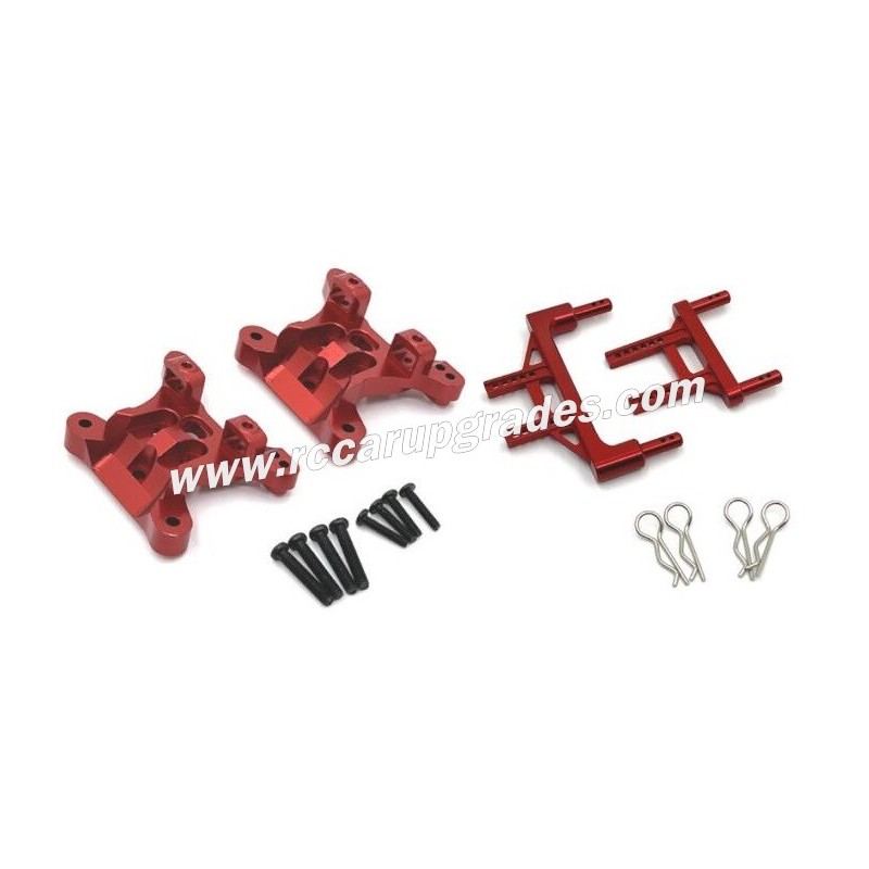 SUCHIYU SCY 16106 Upgrade Parts  Metal Shock Tower, Body Shell Bracket red