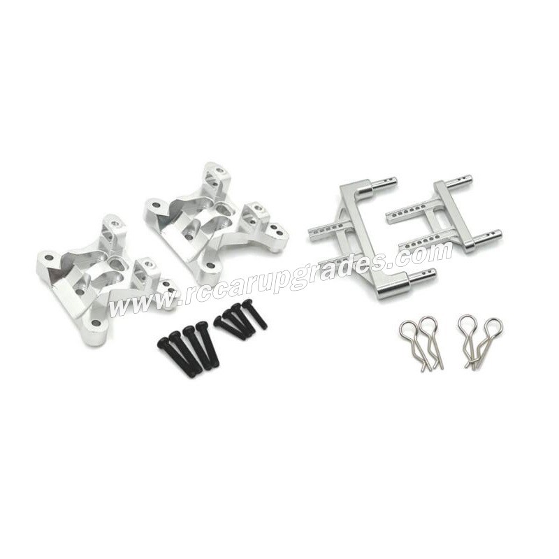 SUCHIYU SCY 16106 Upgrade Parts  Metal Shock Tower, Body Shell Bracket silver