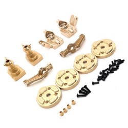 MJX Hyper Go H12Y/H12Y+ Upgrade Parts Brass Steering Cup,C-Seat,Rear Cup,Gear Cover Counterweight front