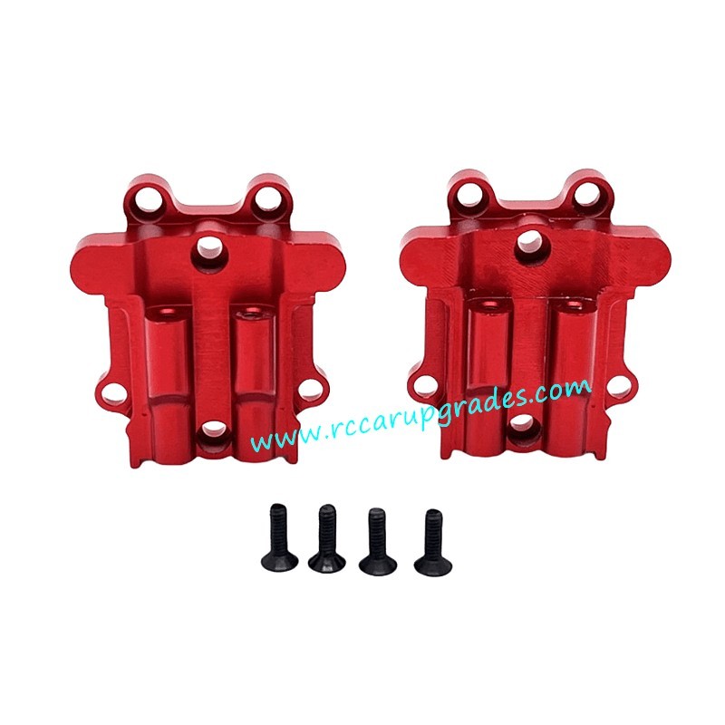 UDIRC UD1610S Upgrade Parts Front and Rear Gearbox Covers red