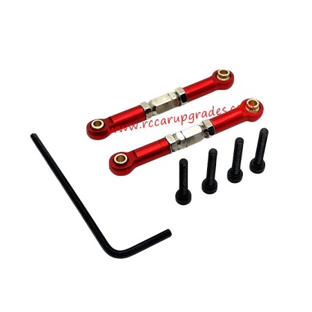 UDIRC GR M16 RC Car Upgrades Adjustable Steering Rod Red