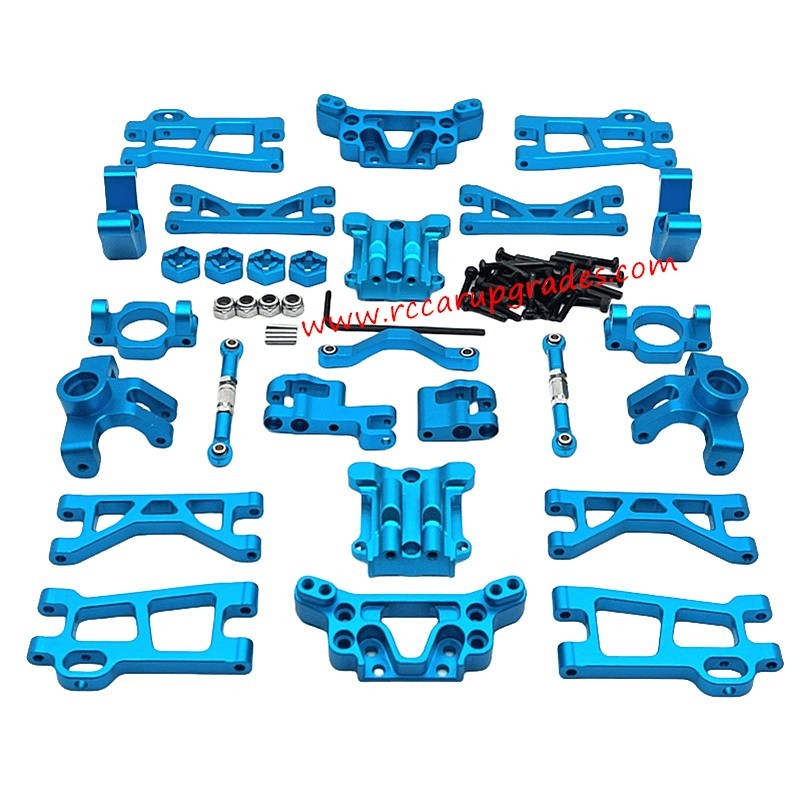 UDIRC GR M16 RC Car Upgrades Swingarm, Front and Rear Cup Kit Blue