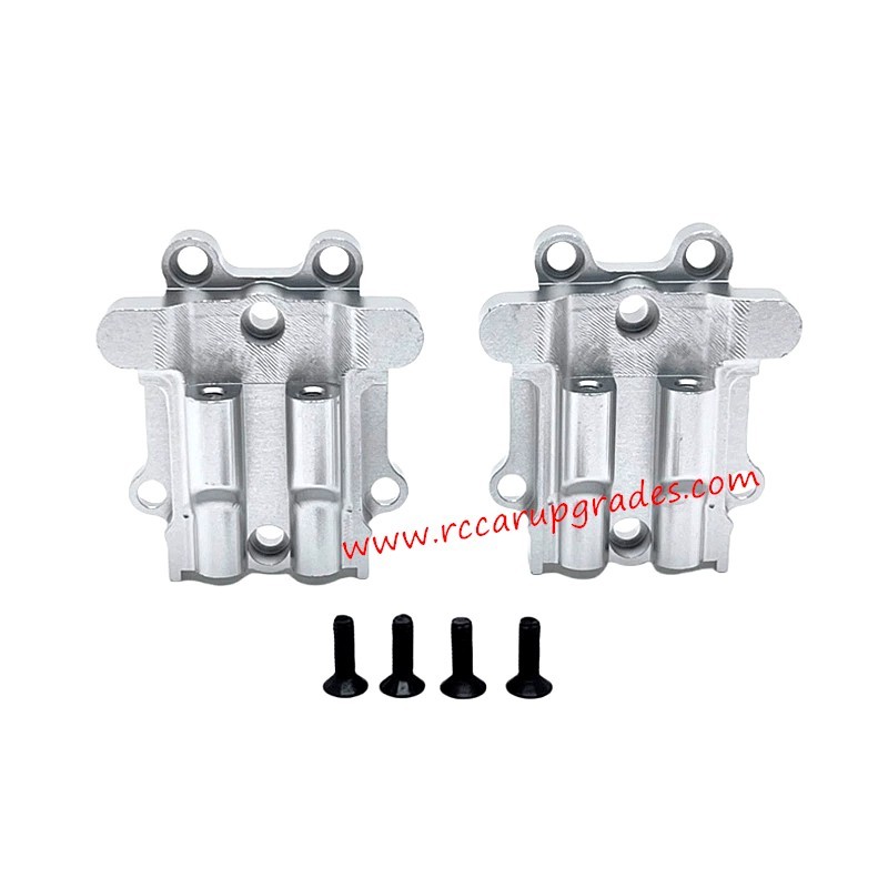 UDIRC GR M16 RC Car Upgrades Front and Rear Gearbox Covers Silver