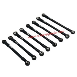 MJX Hyper Go H12Y/H12Y+ Upgrade Parts Chassis mounted tie rods black