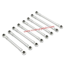 MJX Hyper Go H12Y/H12Y+ Upgrade Parts Chassis mounted tie rods silver